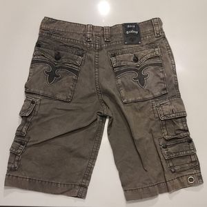 New ROCK REVIVAL Mens 34 Cargo Shorts